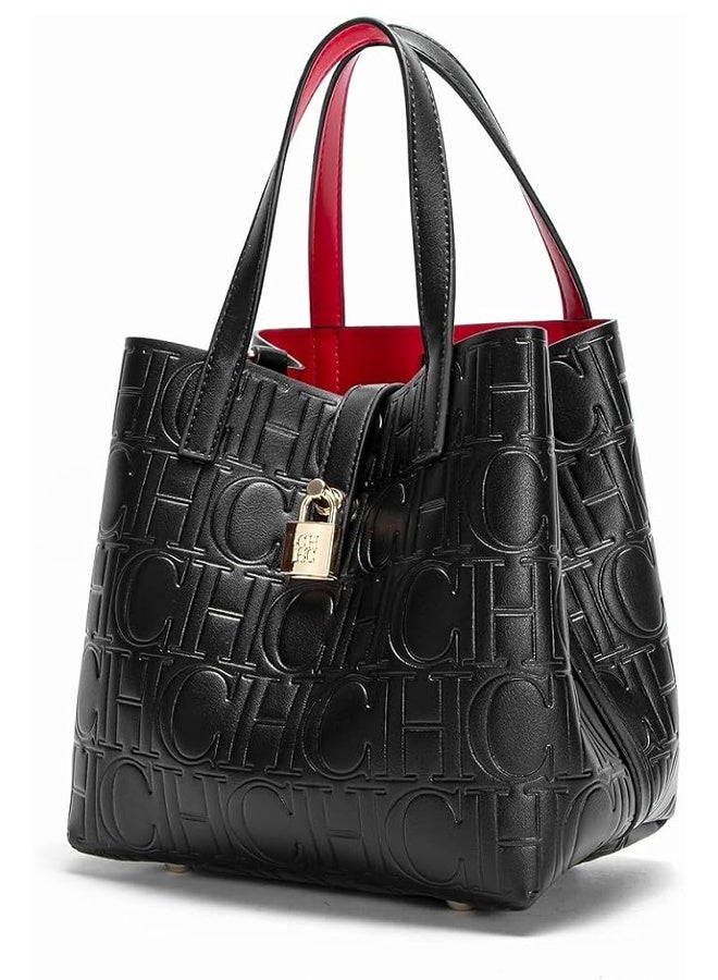 سي اتش سي اتش حقيبة حمل كبيرة للسيدات من CHCH - حقيبة يد متعددة الاستخدامات للتنقل اليومي مع حزام كتف عصرية - Image 1